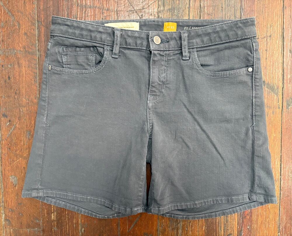 Pilcro and the Letterpress Charcoal Gray Chino Shorts Stet size 27